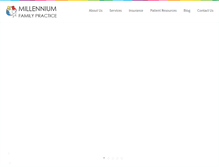 Tablet Screenshot of millenniumfamilypractice.com